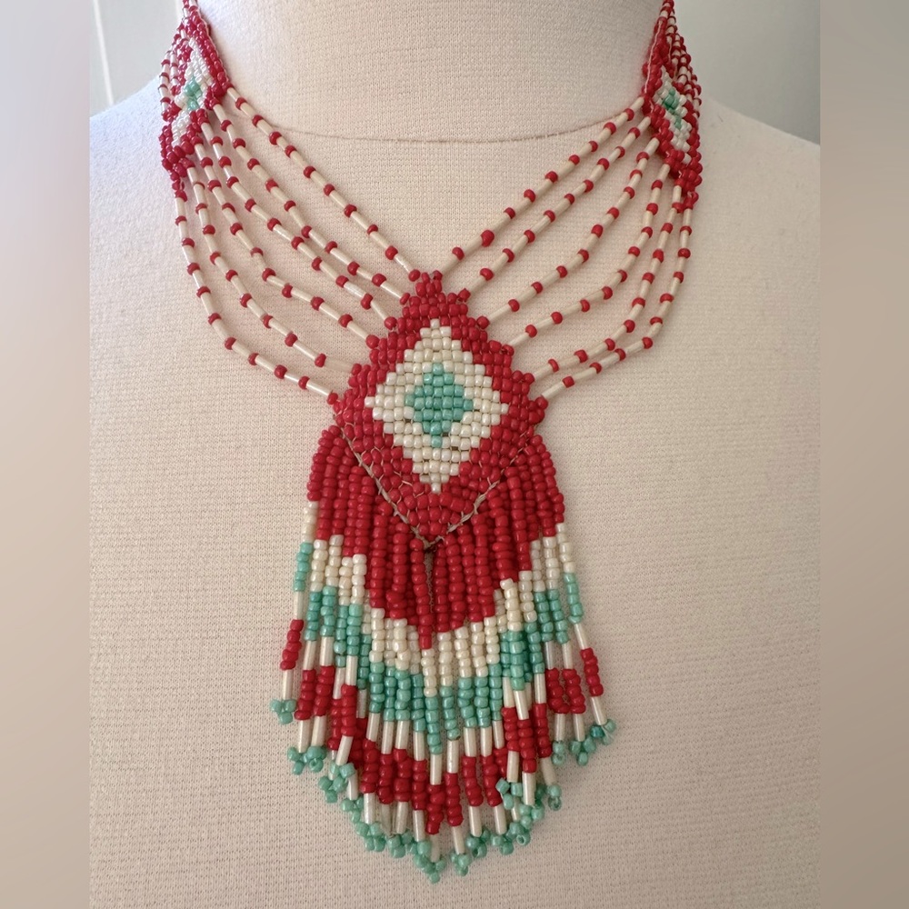 African beaded necklace